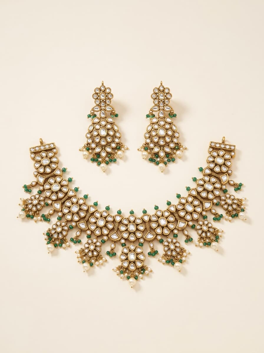 Royal Kundan Necklace Set