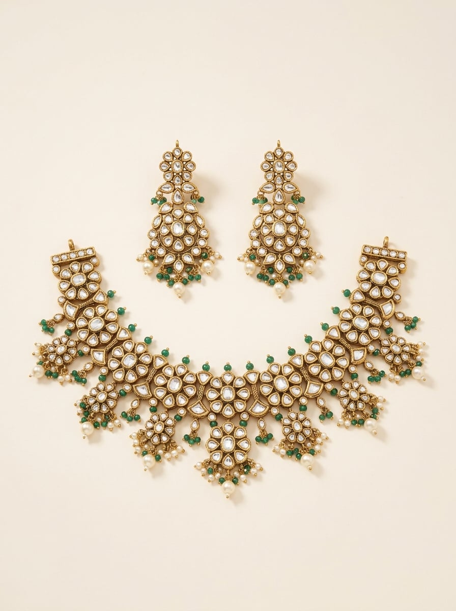 Royal Kundan Necklace Set