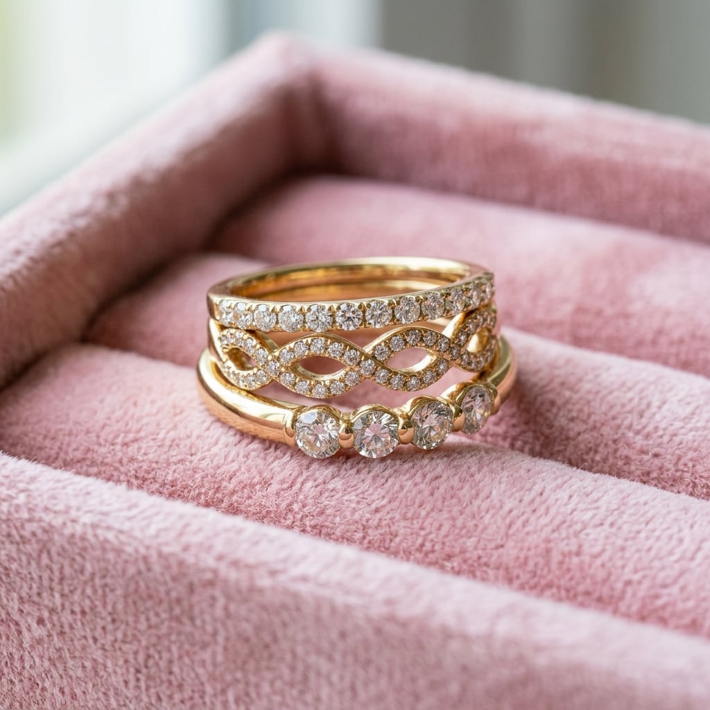 Stackable Gold Rings